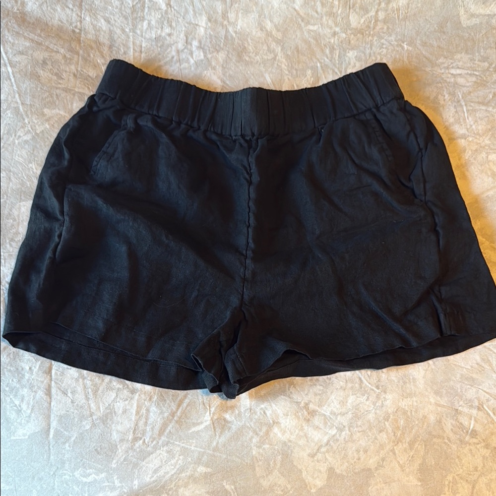 J crew linen shorts